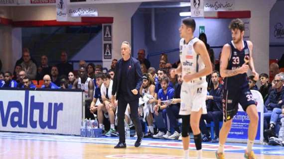 A2 - Brindisi, Bucchi: «Torino ha qualità. Ora ogni match un test importante»