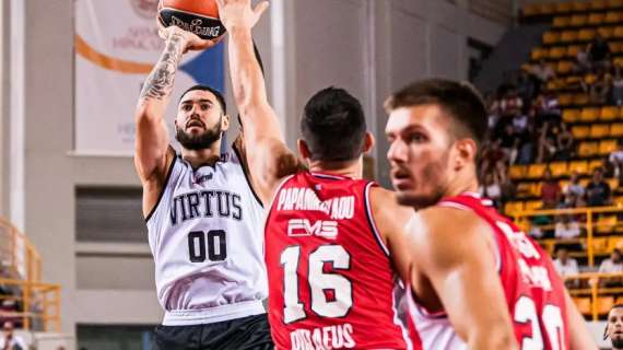 LIVE - Virtus Bologna sconfitta dal Olympiacos nel secondo tempo | Torneo di Creta