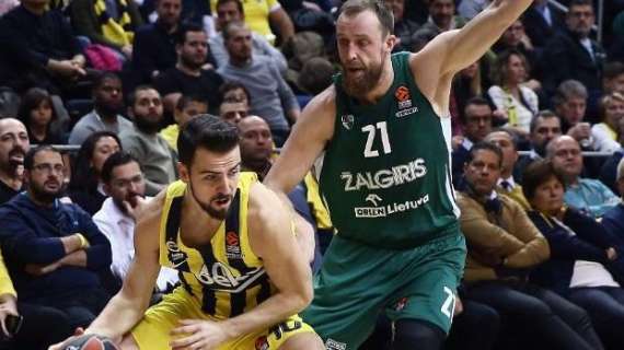 EuroLeague - Il Fenerbahçe si rialza subito a spese dello Zalgiris