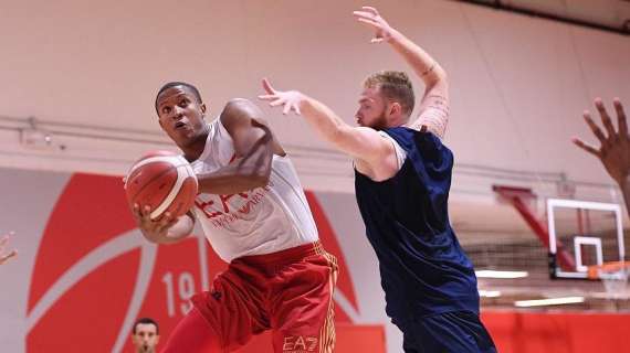 LBA - Olimpia Milano, lo scrimmage con Pallacanestro Cantù: il video
