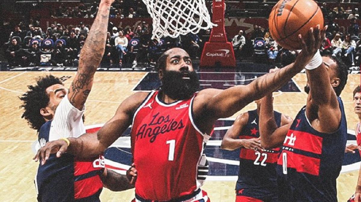 Harden trascina i Clippers: sesta vittoria di fila contro i Wizards
