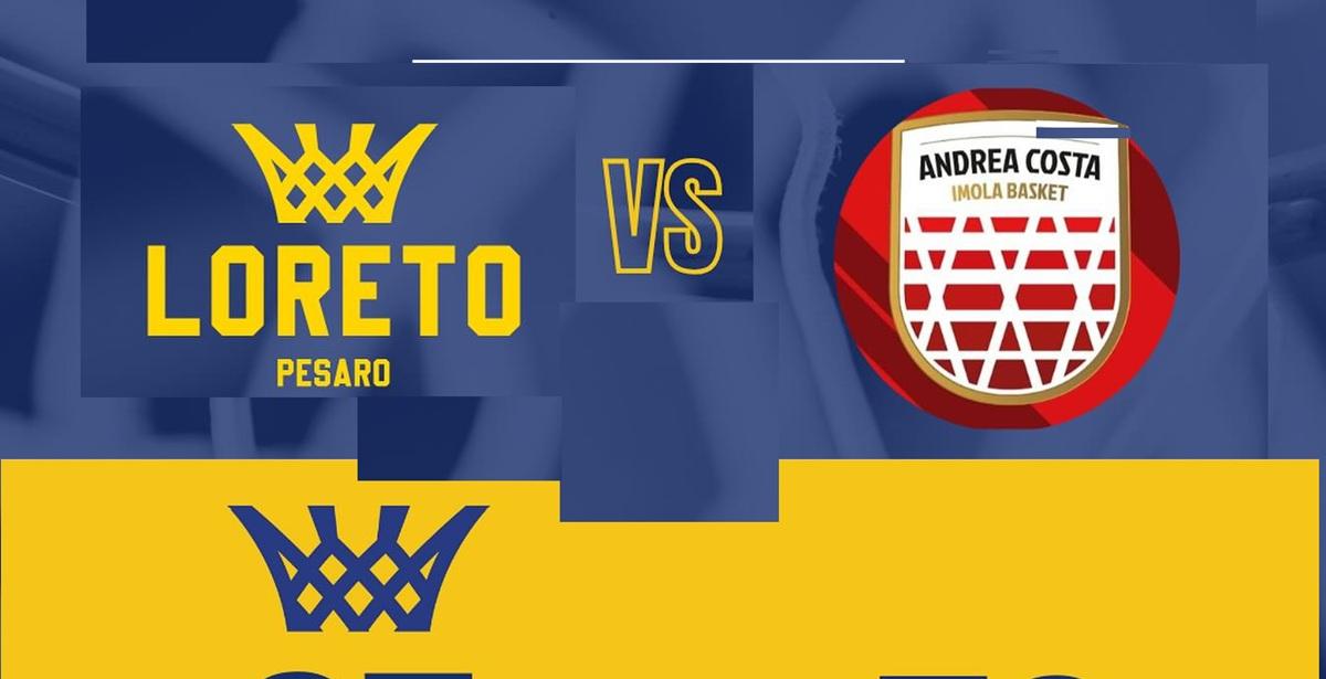Serie B - Loreto Pesaro si arrende nel finale all'Andrea Costa Imola