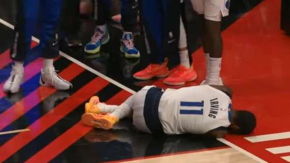 NBA - Dallas Mavericks, evitati infortuni seri per Kyrie Irving
