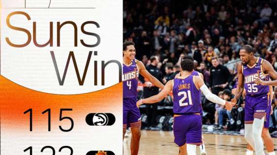 NBA - I Phoenix Suns rialzano la testa contro gli Atlanta Hawks