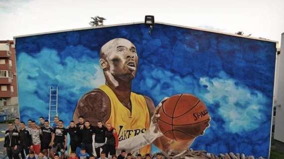 Il più grande graffito di Kobe Bryant in Europa