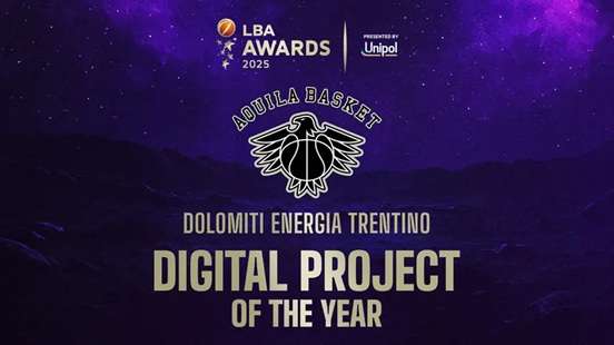 LBA Awards 2025 - La Dolomiti Energia Trentino vince il Digital Project of the Year