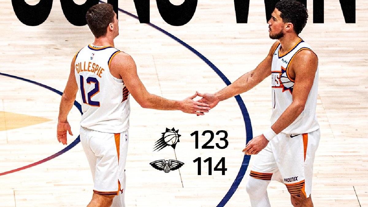 Booker firma i canestri clutch, Phoenix doppia vittoria su New Orleans