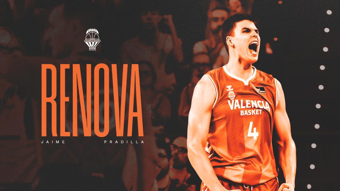 Valencia Basket rinnova Jaime Pradilla fino alla stagione 2027/28