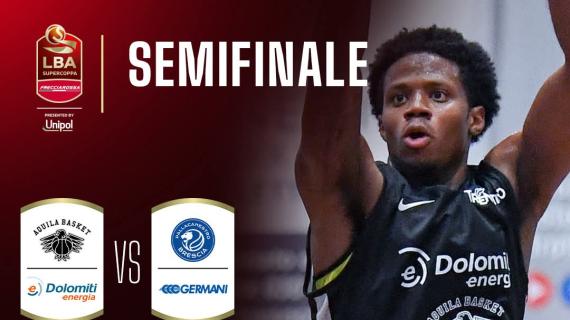 LIVE | Aquila Trento vs Germani Brescia: dove in TV, preview, la diretta (ore 18.00) | Supercoppa