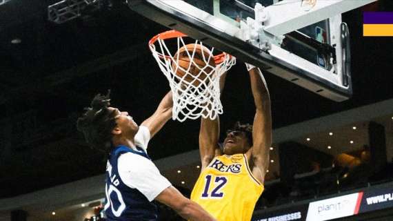 NBA - I Lakers cadono nell'apertura della preseason contro i Timberwolves