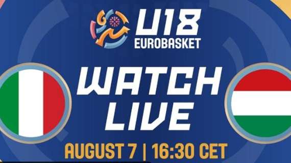 LIVE FIBA Eurobasket U18F - Italia vs Germania diretta streaming