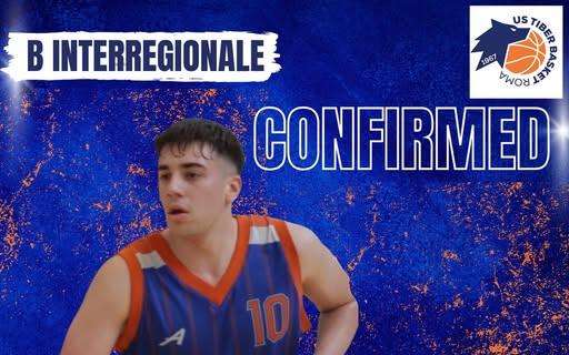 Serie B - Tiber Basket Roma alla conferma di Simone Gentile