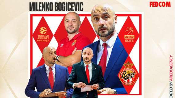 EuroLeague - Milenko Bogićević torna all'AS Monaco da assistente allenatore