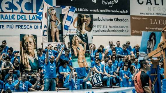 Tifosi Brescia ieri sera