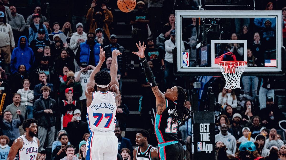 Memphis–Philadelphia, thriller in overtime: decide la zampata di VJ Edgecombe