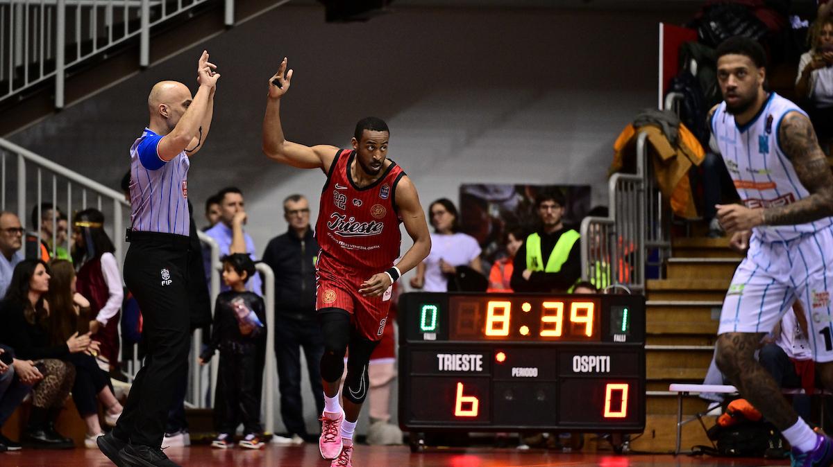 Pazzesca Trieste, i 70 punti nel primo tempo sono record all-time in Serie A