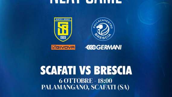 LIVE LBA - Givova Scafati vs Germani Brescia: diretta (17-17 al 7')