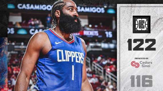 NBA - I Clippers regolano i Rockets soltanto nell'ultimo quarto