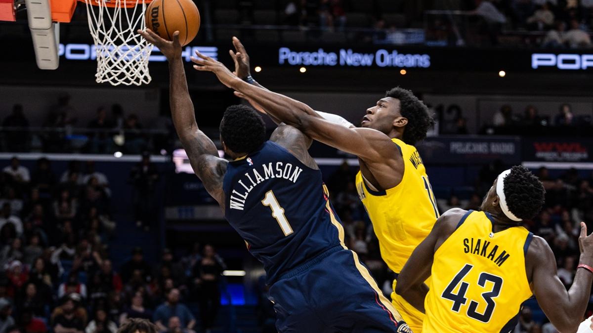 Zion Williamson trascina i Pelicans su Indiana per la quarta vittoria consecutiva