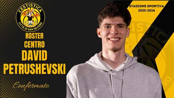 Serie B - David Petrushevski rinnova il contratto con l’Allianz Pazienza