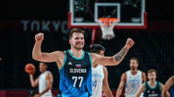 Tokyo 2020 - Doncic e la Slovenia si sbarazzano facilmente dell'Argentina