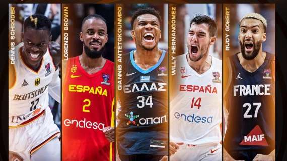 EuroBasket 2022, il miglior quintetto della competizione
