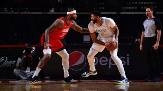 NBA - Lakers e Davis senza problemi in casa degli Houston Rockets