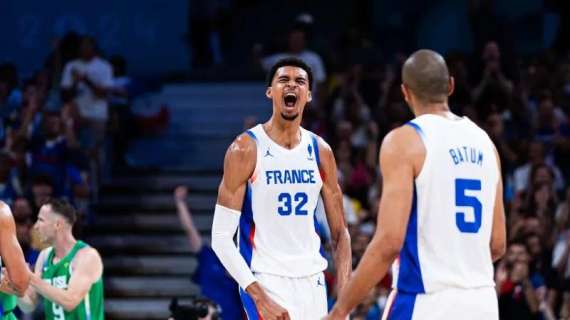 LIVE - Batum e Wemby, la Francia batte il Brasile | Olimpiadi 