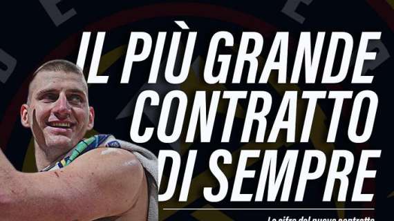 MERCATO NBA | Nikola Jokic mostruoso: accordo da 270mln con i Nuggets