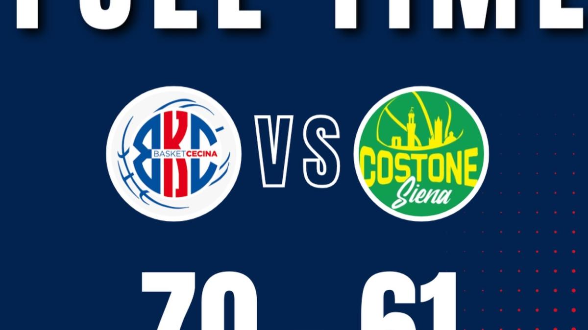 Serie B - Al PalaPoggetti Cecina supera la Vismederi Costone