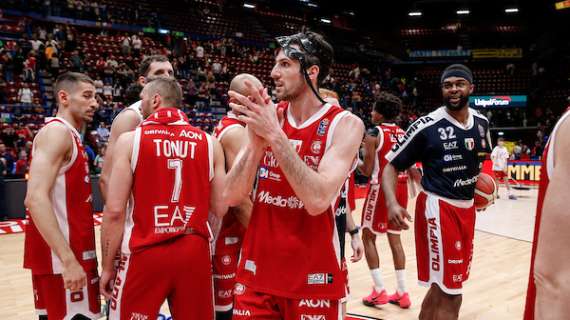 Olimpia Milano, il dubbio senza Nebo: chi gioca Gara 2 stasera a Trento?