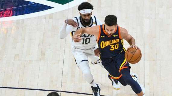 NBA - I Jazz danno una strigliata ai Warriors di un magico Curry