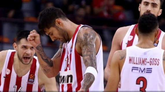 EuroLeague - Olympiacos non sbaglia partita contro il Maccabi