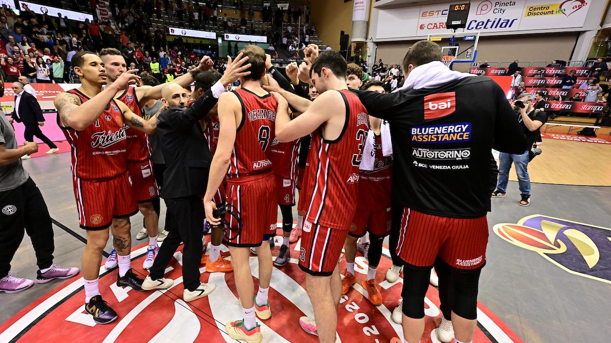 La Pallacanestro Trieste è la settima squadra qualificata agli LBA Playoff