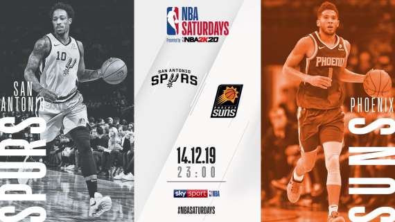 NBA Primetime: oggi alle 23 la sfida tra Suns e Spurs