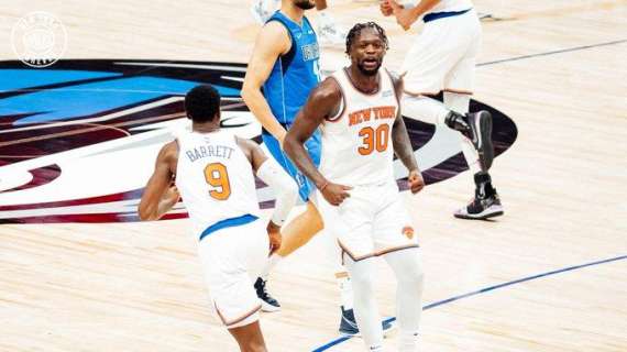 NBA - I Mavericks ricevono una dura lezione dai New York Knicks