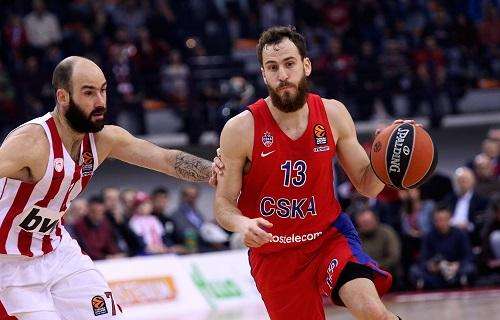 EuroLeague - Al Pireo il CSKA Mosca sgretola l'Olympiacos