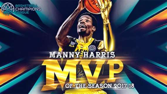 Champions League - L'MVP della stagione 2017-18 è Manny Harris dell'AEK Atene