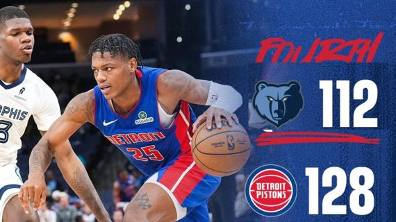 Preseason - Detroit Pistons: rimonta da -21 e vittoria contro i Grizzlies nel debutto