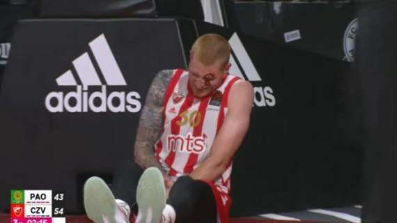 Video - Grave infortunio per l'ex Olimpia Milano Aaron White