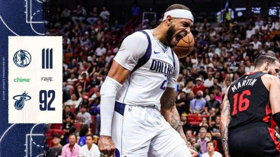 NBA - Mavericks: Doncic e Irving danno spettacolo anche a Miami