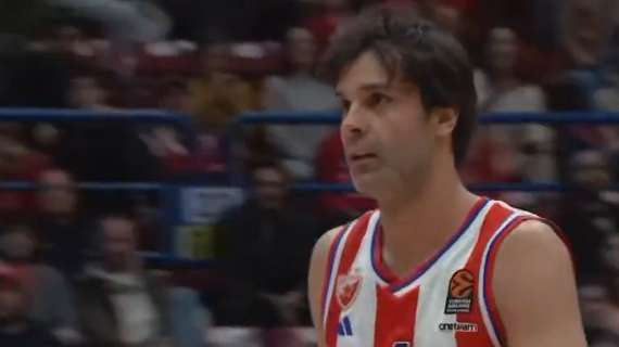 Milos Teodosic espulso al Forum in Olimpia vs Stella Rossa