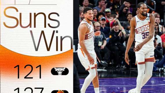 NBA - Devin Booker e i Suns tengono a bada i Bulls e tornano al 10° posto