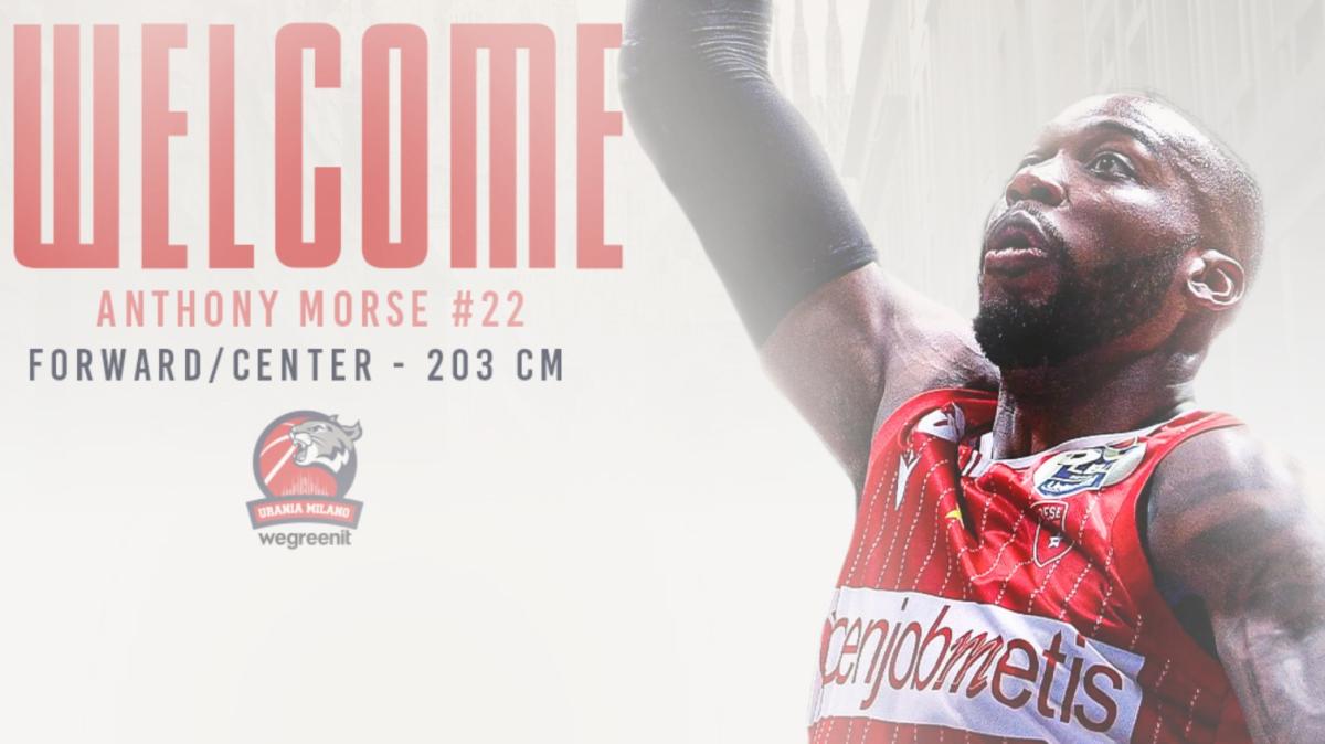 Urania Milano, ufficiale la firma di Anthony Morse: «Pronto a dare contributo importante»