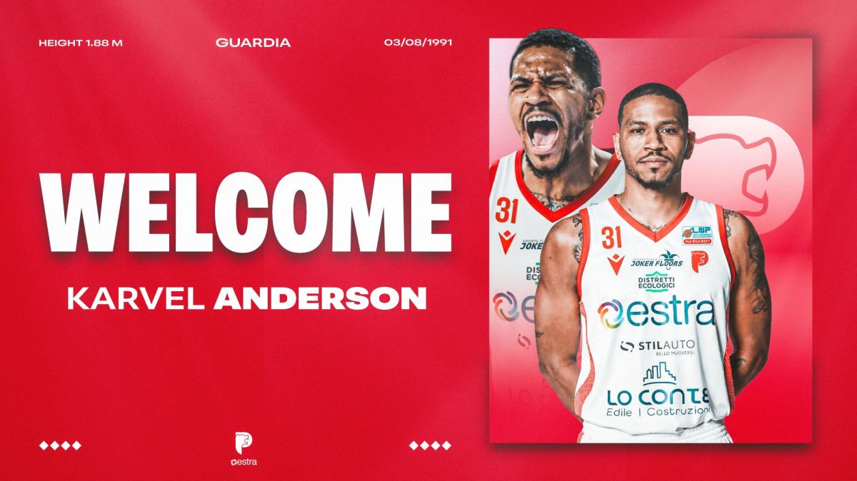 Estra Pistoia Basket firmata la guardia Karvel Anderson