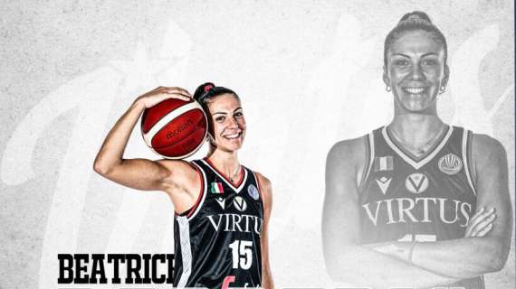 A1 F Virtus Bologna Beatrice Barberis in bianconero fino al 2024