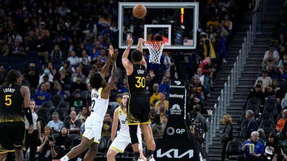 NBA - I Warriors si confermano in risalita superando gli Utah Jazz