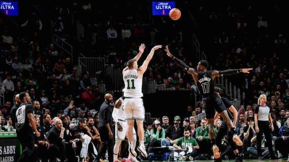 NBA - I Nets non offrono resistenza ai primi della classe Boston Celtics