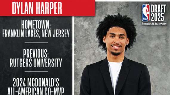 NBA Draft 2025 | Il pick #2 è Dylan Harper (San Antonio Spurs)