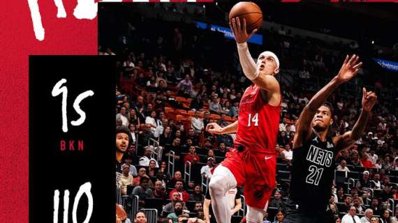 NBA - I Miami Heat picchiano duro sui Nets per tornare alla vittoria